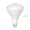 Satco Color-Changing Light Bulb, RGB & Tunable White, 120V, 12W, 960L S11284 - alternate 4